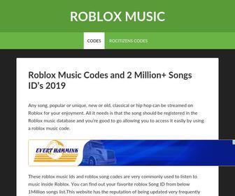 Codes Id For Roblox Songs